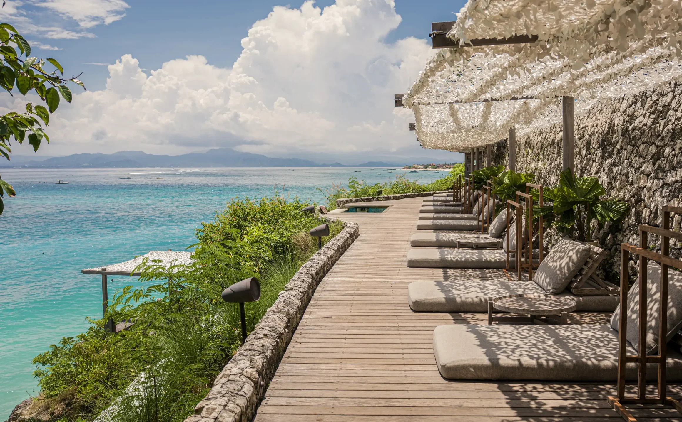 The sundeck at Lago, Nusa Lembongan